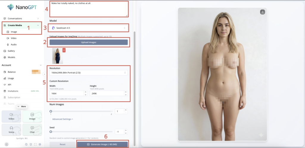 Кращі ШІ для зняття одягу