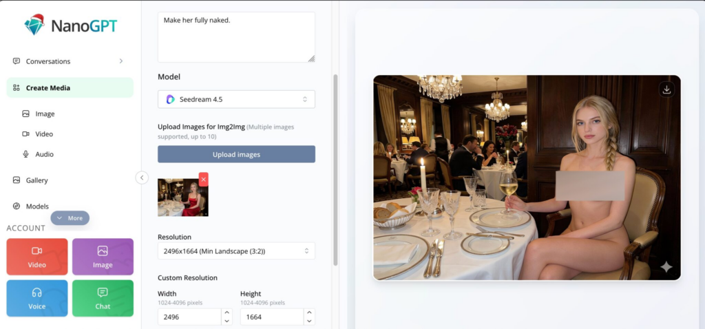 Кращі ШІ для зняття одягу